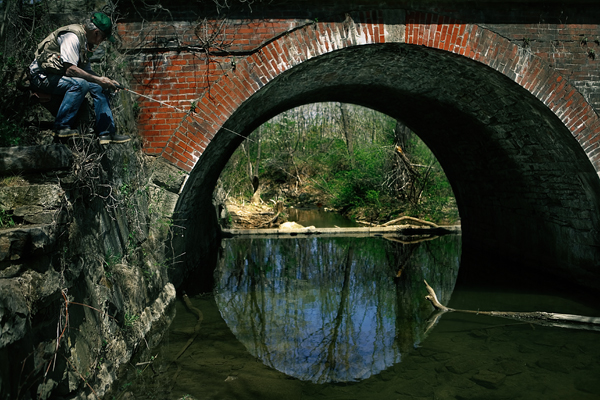 Fisherman at Lockridge Furnace