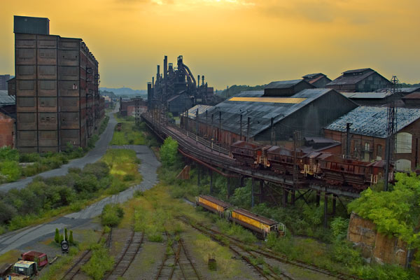 Abandoned Bethlehem Steel complex