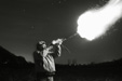 Tom Firing His Musket Under the Stars, Uhlerstown