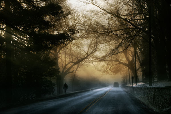 Route 611 Through the Windshield