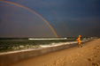 Double Rainbow, Island Beach