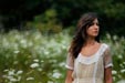 Jenn in Queen Anne's Lace (<i>Daucus carota</i>)