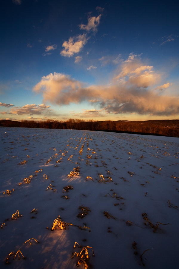 March Ice, Sunset