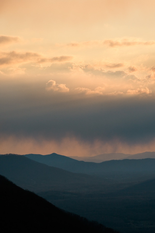 Blue Ridge Mountains, 7:30 p.m.