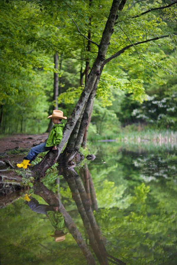 Rainy Sunday at the Pond