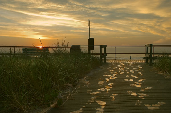 Footprints on the Promenade