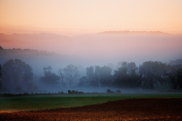 River Fog Near Stout's School, 7:05 a.m.