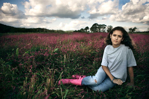 Lounging in a Field of Smartweed (<i>Polygonum pensylvanicum</i>)